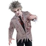 Disfraces grises de zombie para fiesta Amscan 