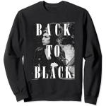Amy Winehouse Back To Black Soul Music by Rock Off Sudadera