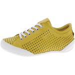 Andrea Conti 0345767 Zapatos con Cordones para Mujer., Talla:37 EU, Color:Amarillo