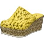 Zuecos amarillos de plataforma ANDREA CONTI talla 39 para mujer 