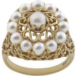 Anillos dorados de perlas de Oro Dolce & Gabbana 8 para mujer 