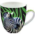 Tazas térmicas multicolor de cerámica rebajadas de 450 ml zebra 