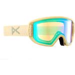 Gafas beige de microfibra de snowboard  rebajadas Anon para mujer 