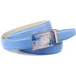 Cinturones cierre automático azules largo 90 Anthoni Crown talla XL para mujer 