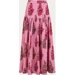 Faldas largas rosas de algodón batik Antik Batik para mujer 