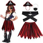 Disfraces negros de pirata infantiles con rayas 12 meses para niña 