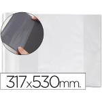 Apli Tapa Libro PVC con Lengüeta Adhesiva Regulable 317X530 mm