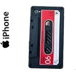Fundas negras para iPhone 4 vintage Apple 
