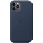 Apple Leather Folio Funda iPhone 11 Pro Piel Azul profundo