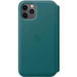 Apple Leather Folio Funda iPhone 11 Pro Piel Pavo Real