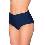 Bikinis azul marino talle alto talla 4XL para mujer 