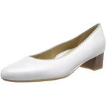 Zapatos blancos de cuero de tacón acolchados Ara talla 38,5 para mujer 