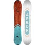 Tablas marrones de snowboard rebajadas Arbor 152 cm para mujer 