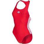Ropa roja de poliamida Oeko-tex de deportes acuáticos rebajada con logo Arena talla 3XL para mujer 