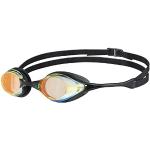 ARENA Cobra Swipe Mirror Gafas de natación, Unisex-Adult, Yellow Copper-Black, One Size