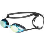 Arena Cobra Swipe Mirror Gafas de natación, Unisex-Adult, Aqua-Black, One Size