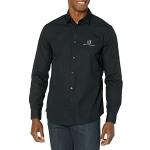 Camisas negras rebajadas con logo Armani Exchange talla M para hombre 