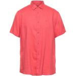 Camisas rojas de lino de lino  tallas grandes manga corta Armani Exchange talla XS para hombre 