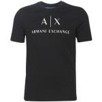 Camisetas negras rebajadas tallas grandes Armani Exchange talla XXL para hombre 