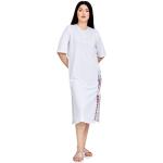 Vestidos orgánicos blancos de algodón Armani Exchange talla S de materiales sostenibles para mujer 