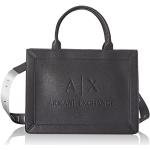 Bolsos negros de sintético de moda rebajados con logo Armani Exchange para mujer 