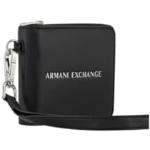 Monedero negros con logo Armani Exchange para hombre 