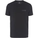 Camisetas negras de jersey de manga corta manga corta con logo Armani Exchange talla XL de materiales sostenibles para hombre 