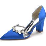 Sandalias azules de novia talla 38 para mujer 