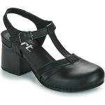 Zapatos negros de cuero de tacón rebajados con tacón de 7 a 9cm Art talla 36 para mujer 
