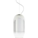Lámparas colgantes grises de vidrio vintage Artemide 
