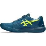 ASICS Gel-Challenger 14 Clay, Sneaker Hombre, RESTFUL Teal/Safety Yellow, 40 EU