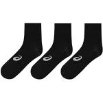 Calcetines deportivos negros de poliester transpirables Asics talla XS para mujer 