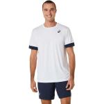 Camisetas deportivas blancas de punto Asics Court talla S para hombre 
