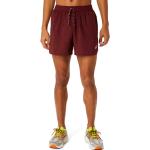 Shorts rojos de running tallas grandes transpirables con logo Asics Fujitrail talla XXL para hombre 