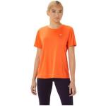 Camisetas naranja rebajadas Asics Katakana para mujer 