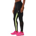 Leggings deportivos negros de piel transpirables Asics talla XS de materiales sostenibles para mujer 