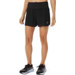 Shorts negros de running transpirables Asics Ventilate talla XL para mujer 