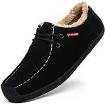 Zapatos negros de goma con cordones de invierno con cordones formales acolchados talla 51 para hombre 