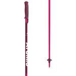 Bastones rosas de metal de esquí para mujer 