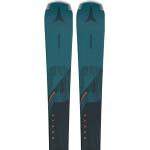 Esquís azules de acero rebajados 155 cm para mujer 