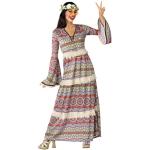 Disfraces multicolor de poliester de hippie hippie Atosa talla XL para mujer 