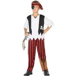 Disfraces rojos de pirata infantiles Atosa 6 años para niño 