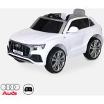 Vehículos blancos a bateria  Audi A4 infantiles 7-9 años 