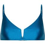 Sujetadores Bikini azules de poliamida con tirantes finos con escote V Zimmermann para mujer 