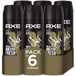 Axe Desodorante para Hombre Bodyspray Gold 150ml - Pack de 6