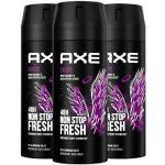 Desodorantes negros sin aluminio spray Axe para hombre 