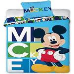 Fundas nórdicas multicolor de poliester La casa de Mickey Mouse Mickey Mouse lavable a máquina 140x200 