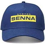 Gorras orgánicas azules de algodón de béisbol  Ayrton Senna con logo Talla Única de materiales sostenibles para mujer 