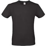 B&C Collection # E150 Camiseta de algodón Liso para Hombre Ajuste Recto Ligero - Negro (L)