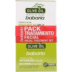 Babaria - Pack Tratamiento Facial Olive Oil, Crema Facial de Día SPF 15 y Crema Facial Antiarrugas Noche, con Aceite de Oliva, Sin Parabenos, Vegano - 2 x 50 ml